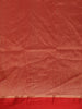 Red Stripes Designed Organza Designer Saree
