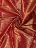 Reddish Pink Floral Butta Design Semi Tissue Silk Saree