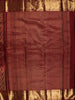 Regal Maroon Floral Zari Woven Design Pure Kanchipuram Silk Bridal Wear Saree with Matching Grand Gold Zari Border