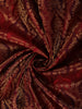 Regal Maroon Floral Zari Woven Design Pure Kanchipuram Silk Bridal Wear Saree with Matching Grand Gold Zari Border