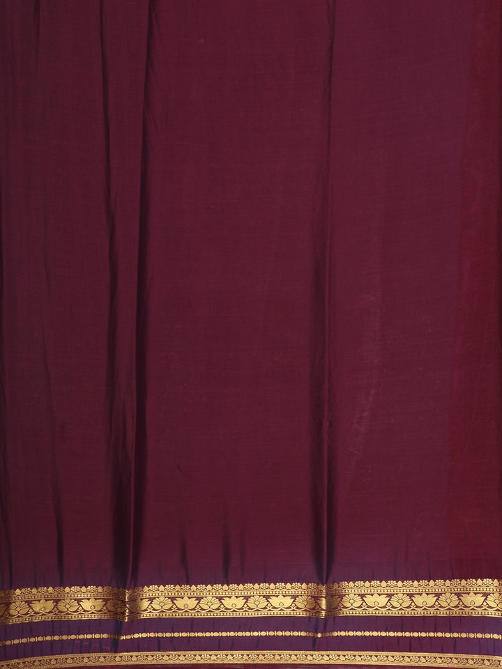 Regal Pink Floral Printed Semi Tussar Silk Saree - Diadem