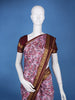 Regal Pink Floral Printed Semi Tussar Silk Saree - Diadem