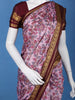 Regal Pink Floral Printed Semi Tussar Silk Saree - Diadem