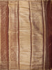 Rich Antique Gold Floral Zari Woven Design Tissue Silk Saree with Zari Border