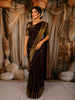 Rich Burgundy Butta Zari Woven Design Pure Kanchipuram Silk Saree with Zari Border