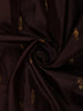 Rich Burgundy Butta Zari Woven Design Pure Kanchipuram Silk Saree with Zari Border