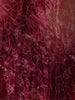 Rich Burgundy Floral Sequins Embroidered Design Crepe Lehenga with Contrast Dupatta