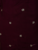Rich Burgundy Floral Sequins and Beads Embroidered Design Satin Salwar Suit with Dupatta