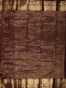 Rich Burgundy Floral Vine Zari Woven Design Pure Kanchipuram Silk Saree with Zari Border