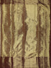 Rich Burgundy Floral Vine Zari Woven Design Pure Tissue Kanchipuram Silk Saree with Zari Border