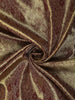 Rich Burgundy Floral Vine Zari Woven Design Pure Tissue Kanchipuram Silk Saree with Zari Border