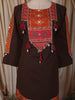 Rich Burgundy Geometric Thread Embroidered Design Cotton Salwar Suit