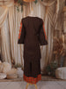 Rich Burgundy Geometric Thread Embroidered Design Cotton Salwar Suit