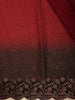Rich Burgundy Stone Embellished Design Organza Designer Saree