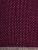 Rich Burgundy Striped Zari Woven Design Pure Organza Fancy Saree with Sequins Border