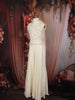 Rich Cream Heavy Sequins and Beads Embroidered Design Crepe Kids Palazzo Suit