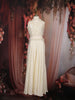 Rich Cream Heavy Sequins and Beads Embroidered Design Crepe Kids Palazzo Suit