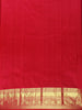 Rich Crimson Red Butta Woven Design Pure Kanchipuram Silk Saree with Zari Border