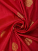 Rich Crimson Red Butta Woven Design Pure Kanchipuram Silk Saree with Zari Border