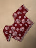 Rich Crimson Red Floral Beads Embroidered Design Organza Designer Saree with Matching Blouse