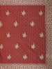 Rich Crimson Red Floral Zari Embroidered Design Georgette Designer Saree