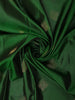 Rich Emerald Green Butta Zari Woven Design Pure Kanchipuram Silk Saree with Contrast Striped Border