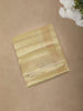 Rich Gold Checked Zari Woven Tissue Saree with Zari Border