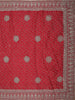 Rich Maroon Swirl Zari Embroidered Design Georgette Fancy Saree with Designer Border