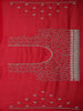 Rich Maroon Swirl Zari Embroidered Design Georgette Fancy Saree with Designer Border