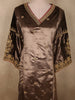 Rich Mocha Brown Paisley Zari Embroidered Design Velvet Salwar Suit with Contrast Dupatta