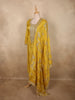 Rich Mustard Marigold Yellow Sequins and Zari Embroidered Design Silk Salwar Suit with Dupatta