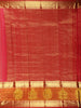 Rich Rani Pink Striped Zari Woven Design Pure Kanchipuram Silk Saree with Zari Border