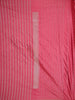 Rich Rosewood Pink Striped Zari Woven Design Semi Banarasi Saree with Animal Motif Border