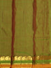 Rich Vermilion Red Butta Zari Woven Design Kanchipuram Silk Saree with Contrast Dual-Tone Paisley Zari Border
