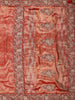 Rich Vermilion Red Paisley Woven Design Pure Banarasi Designer Saree with Embroidered Border