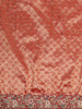 Rich Vermilion Red Paisley Woven Design Pure Banarasi Designer Saree with Embroidered Border