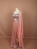 Rose Gold All Over Heavy Sequins Embroidered Design Sequins  Party Wear Lehenga with Matching Dupatta