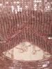 Rose Gold All Over Heavy Sequins Embroidered Design Sequins  Party Wear Lehenga with Matching Dupatta