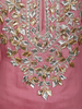Rose Pink Embroidered Cotton Sharara Salwar Suit
