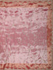 Rose Pink Floral Sequins and Beads Embroidered Design Pure Organza Saree with Scalloped Border