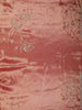 Rose Pink Floral Sequins and Beads Embroidered Design Pure Organza Saree with Scalloped Border
