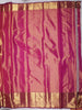 Rose Pink Floral Vine Zari Woven Design Pure Kanchipuram Silk Saree with Matching Zari Border