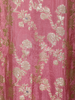 Rose Pink Floral Zari Woven Design Banarasi Silk Anarkali Salwar Suit