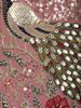 Rose Pink Peacock Embroidered Georgette Kids Palazzo Suit