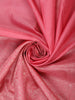 Rose Pink Solid Design Woven Pure Kanchipuram Silk Saree
