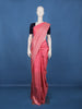 Rose Pink Solid Design Woven Pure Kanchipuram Silk Saree