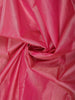 Rose Pink Striped Woven Design Kanchipuram Silk Saree with Contrast Zari Border