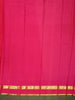 Rose Pink Striped Woven Design Kanchipuram Silk Saree with Contrast Zari Border