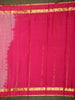 Rose Pink Striped Woven Design Kanchipuram Silk Saree with Contrast Zari Border