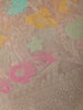 Rose Gold Floral Design Tissue Silk Saree - Diadem